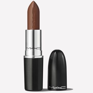 MAC - Lustreglass Lipstick - # 571 Uncensored (Cool dark brown) BNIB